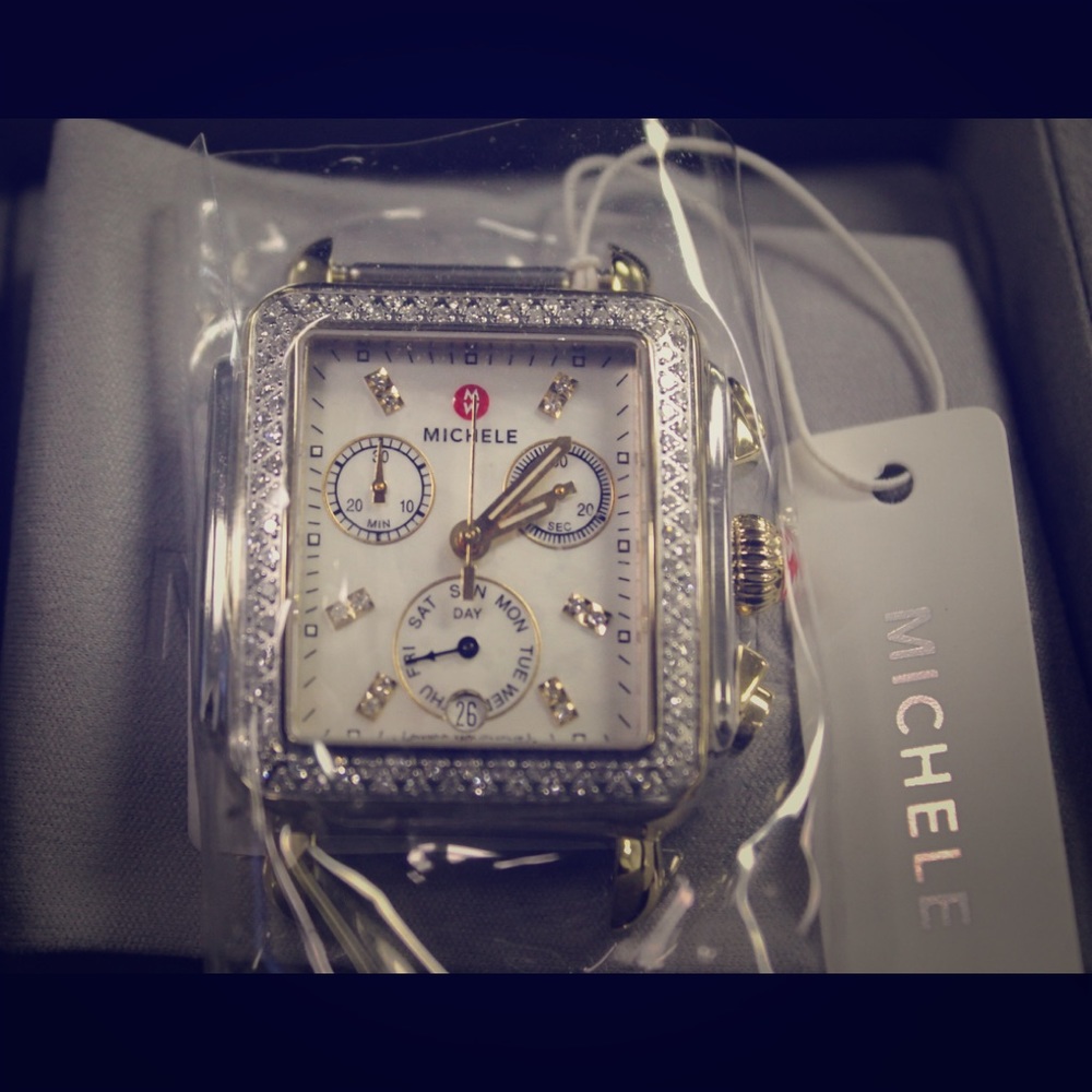 Michele Deco Diamond Watch